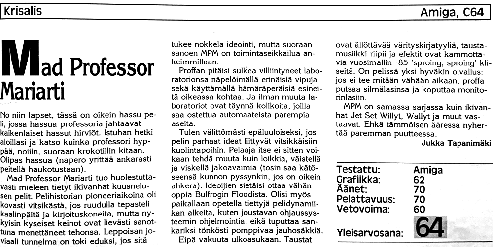 Mad Professor Mariarti